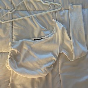 Zara Women’s One Shoulder Crop Top